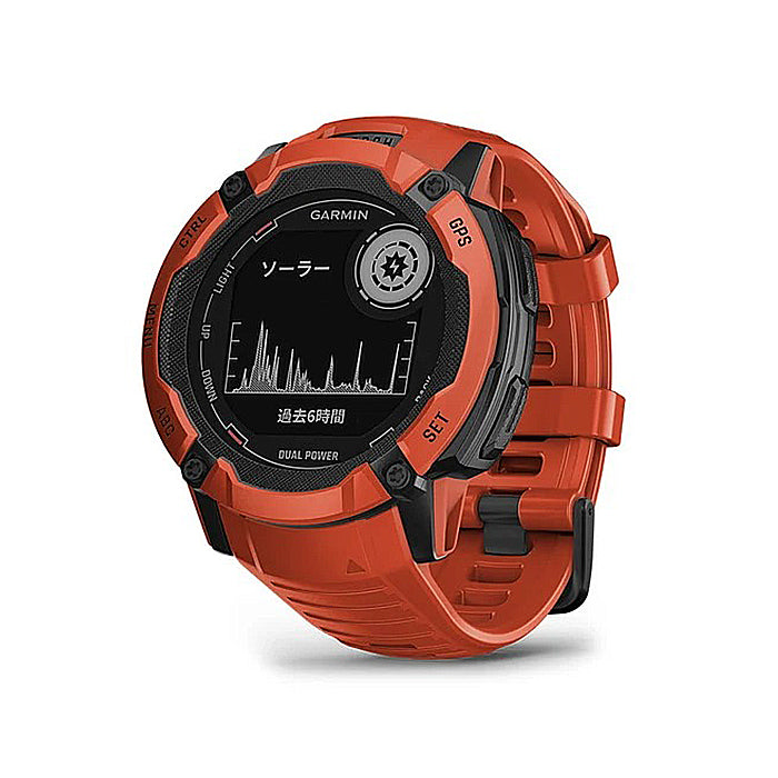 Instinct 2X Dual PowerタフネスGPSウォッチ 010-02805-32 42 52