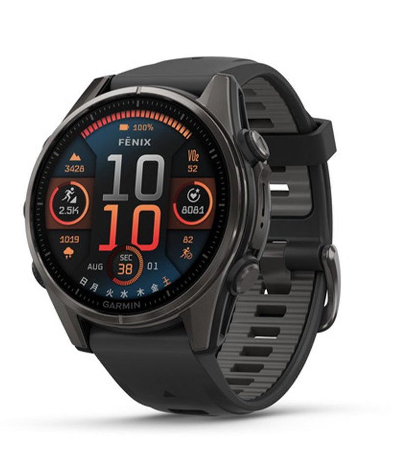 fenix 8 Sapphire AMOLED 43mm フラッグシップGPSウォッチ Carbon Gray 010-02903-27