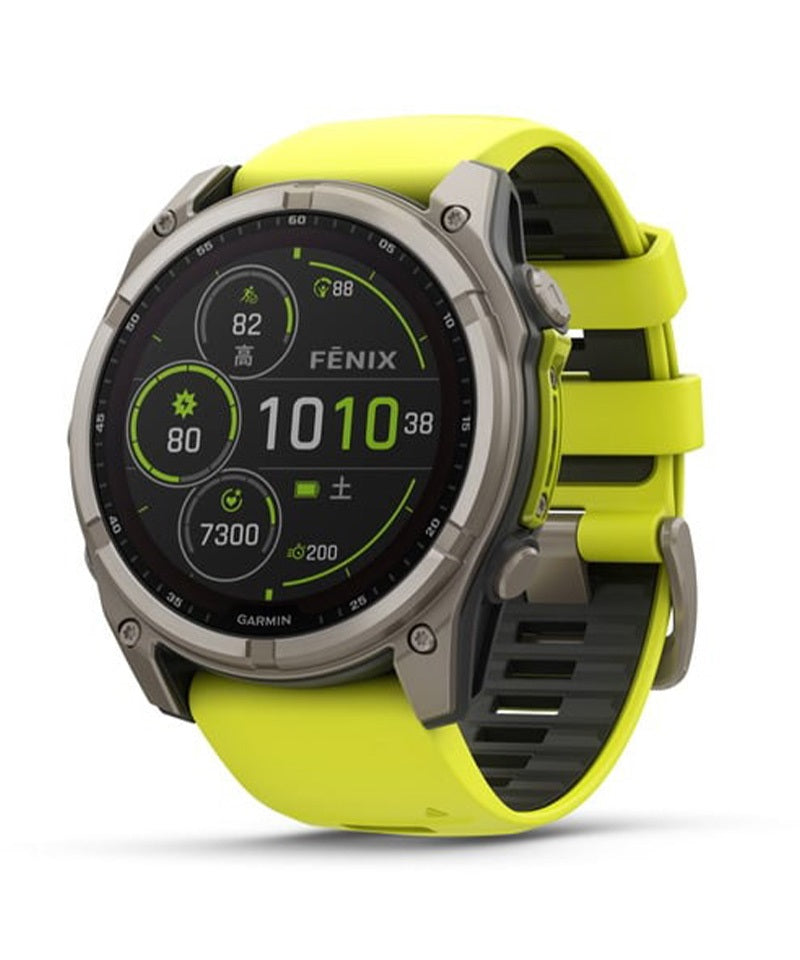 fenix 8 Sapphire Dual Power 51mm フラッグシップGPSウォッチ Amp Yellow 010-02907-51