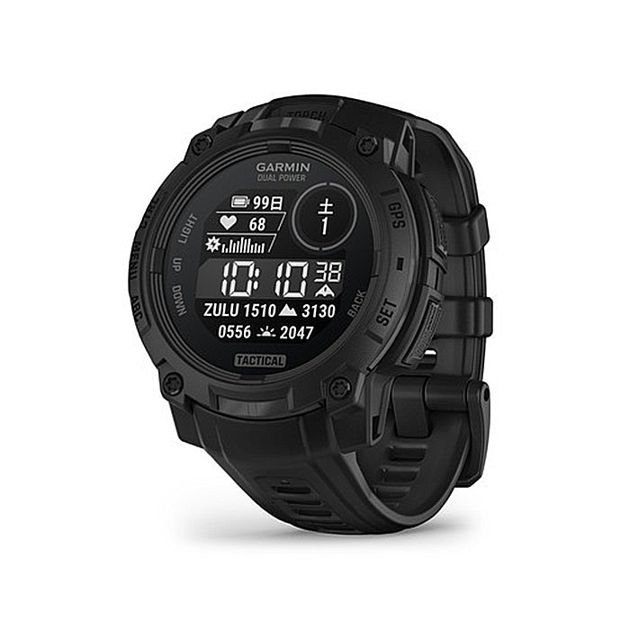GARMIN Instinct 3 Dual Power タフネスGPSウォッチ 010-02934-80