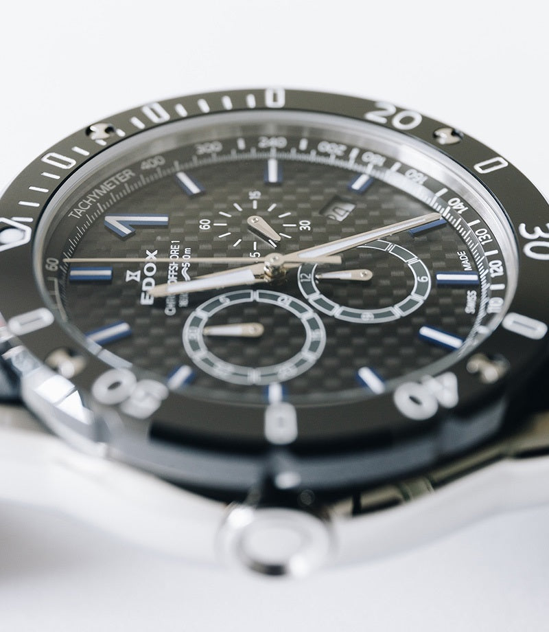 クロノオフショア1 クロノグラフ クオーツ 10221-3-NIBU2