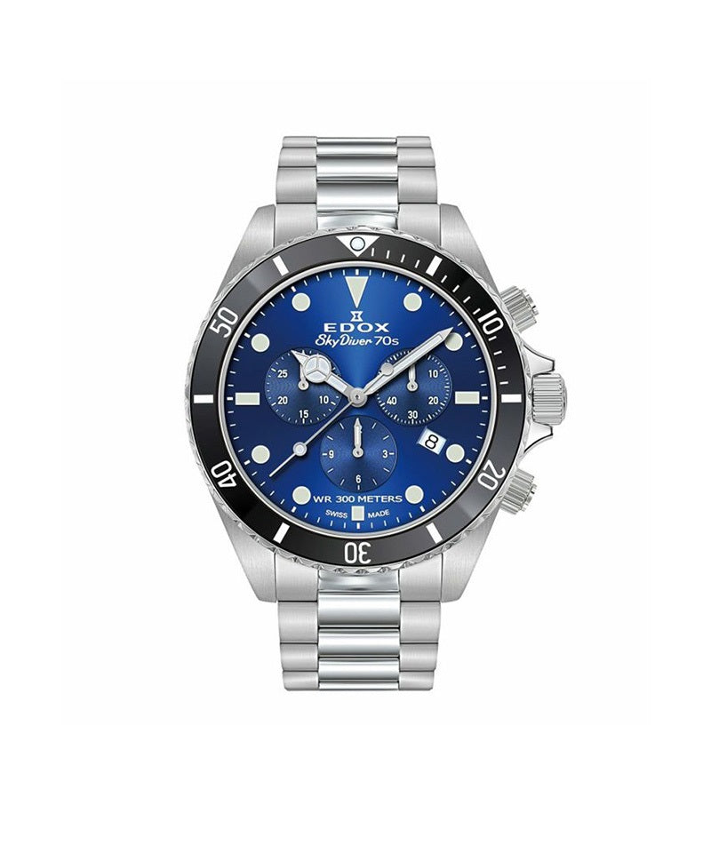 スカイダイバー クロノグラフ クオーツ 10238-3NM-BUI