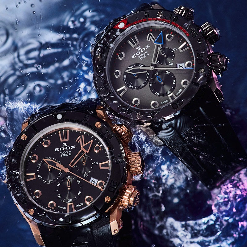 クロノオフショア1 クロノグラフ クオーツ 10242-TINR-NIR