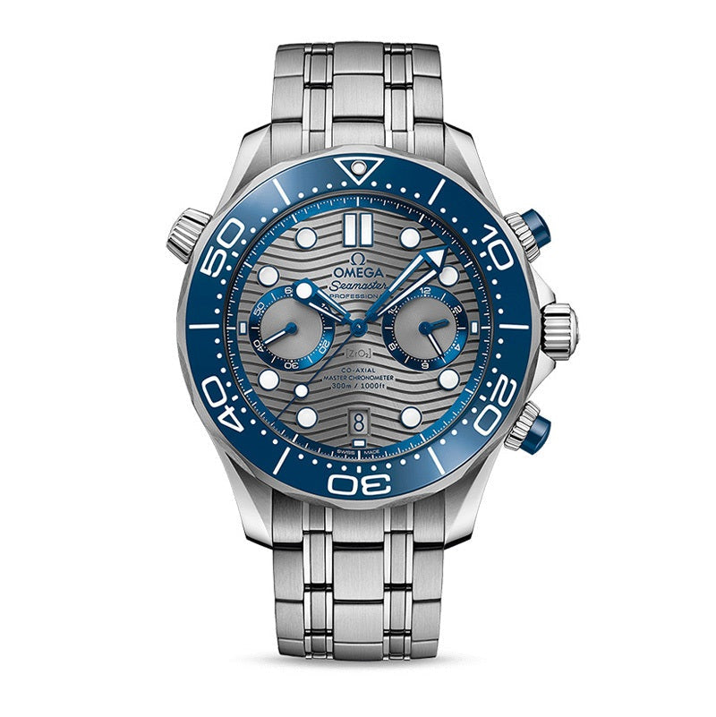 シーマスター ダイバー 300M コーアクシャル マスター クロノメーター クロノグラフ 44MM 210.30.44.51.06.001