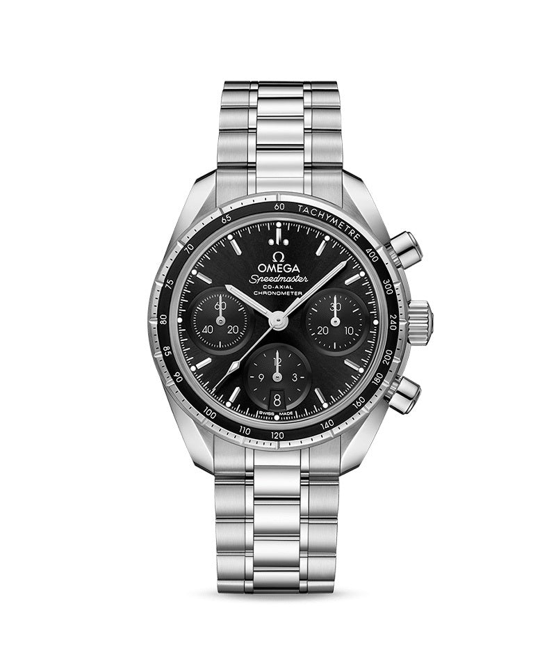 スピードマスター 38 コーアクシャル クロノメーター クロノグラフ 38MM 324.30.38.50.01.001