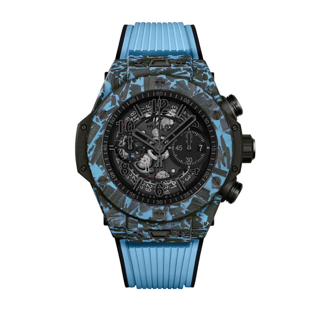 日本限定100本 ビッグ・バン ウニコ カーボン スカイブルー 自動巻き 421.QL.1110.RX.JPN