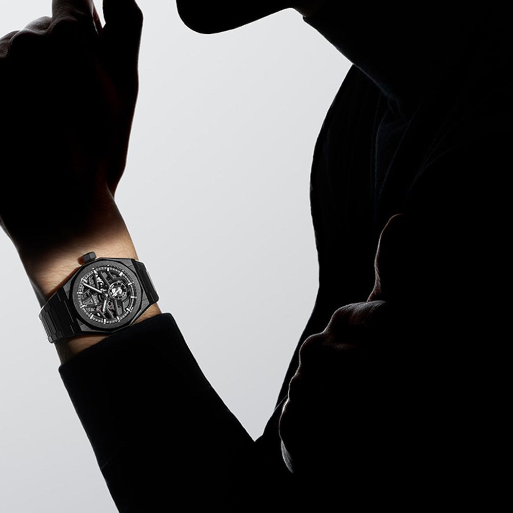 デファイ スカイライン スケルトン 自動巻 41mm 49.9300.3620/78.I001