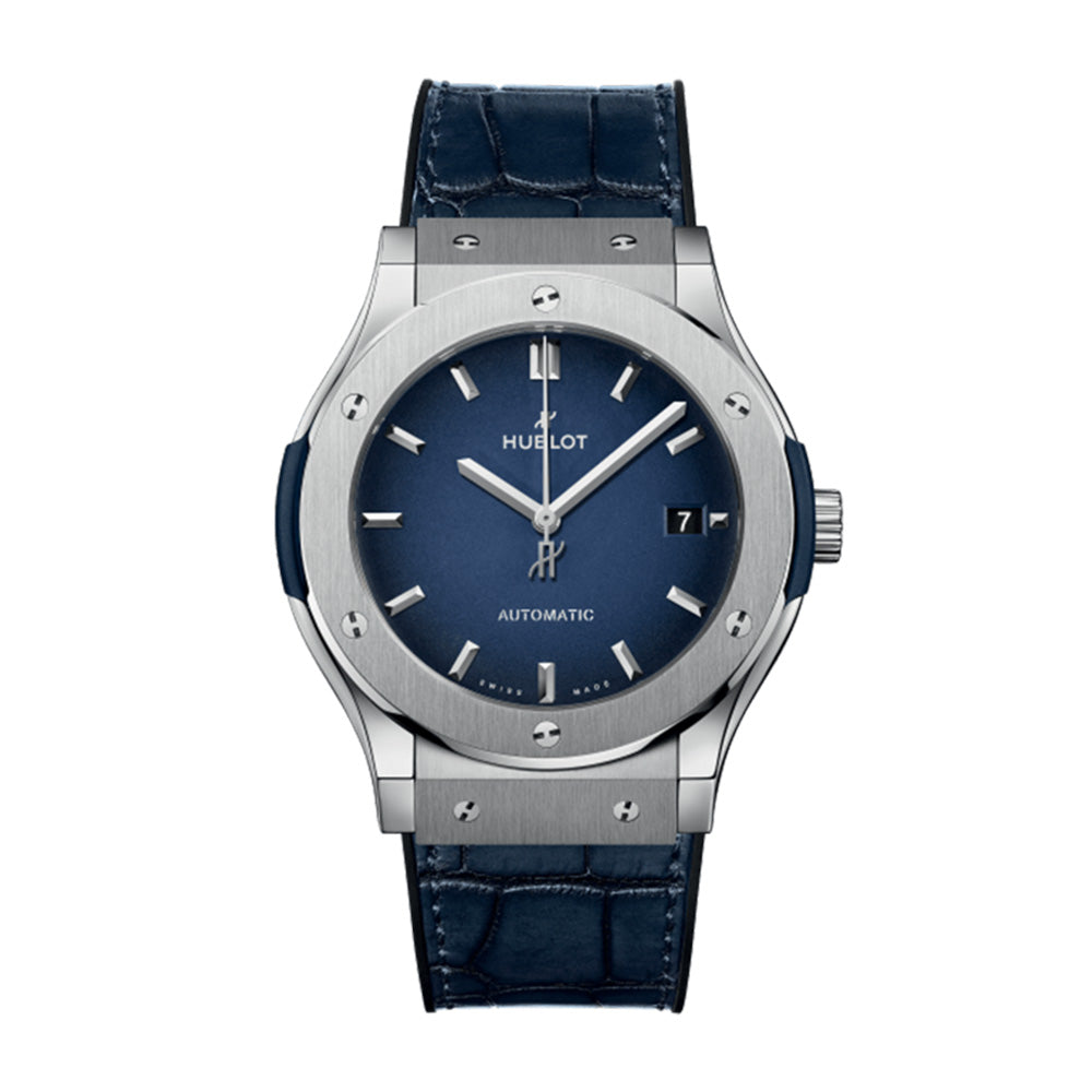 日本限定 クラシック・フュージョン チタニウム ディープブルー 自動巻き 45mm 511.NX.6670.LR.JPN