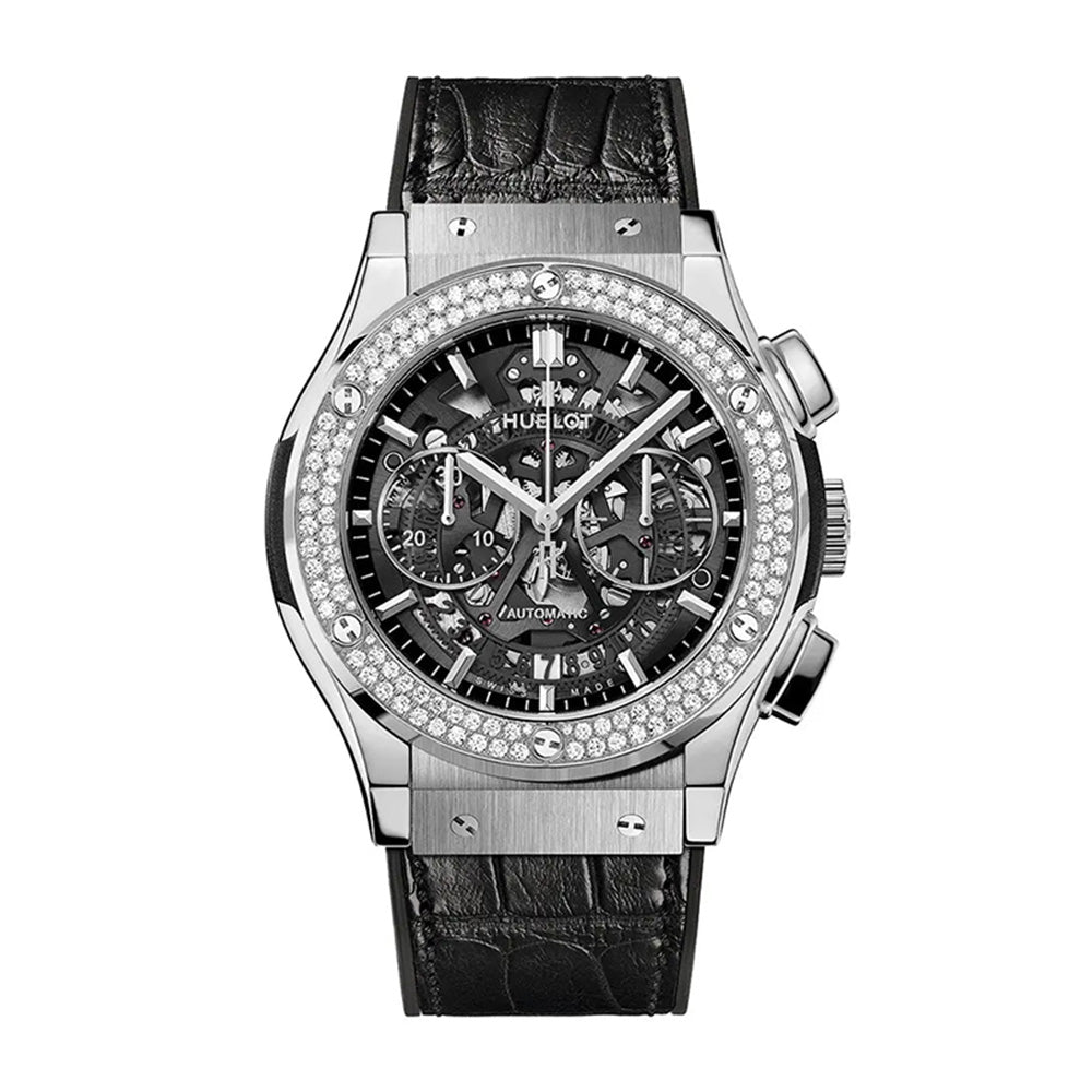 クラシック・フュージョン アエロ・フュージョン クロノグラフ チタニウム ダイヤモンド 自動巻き 525.NX.0170.LR.1104