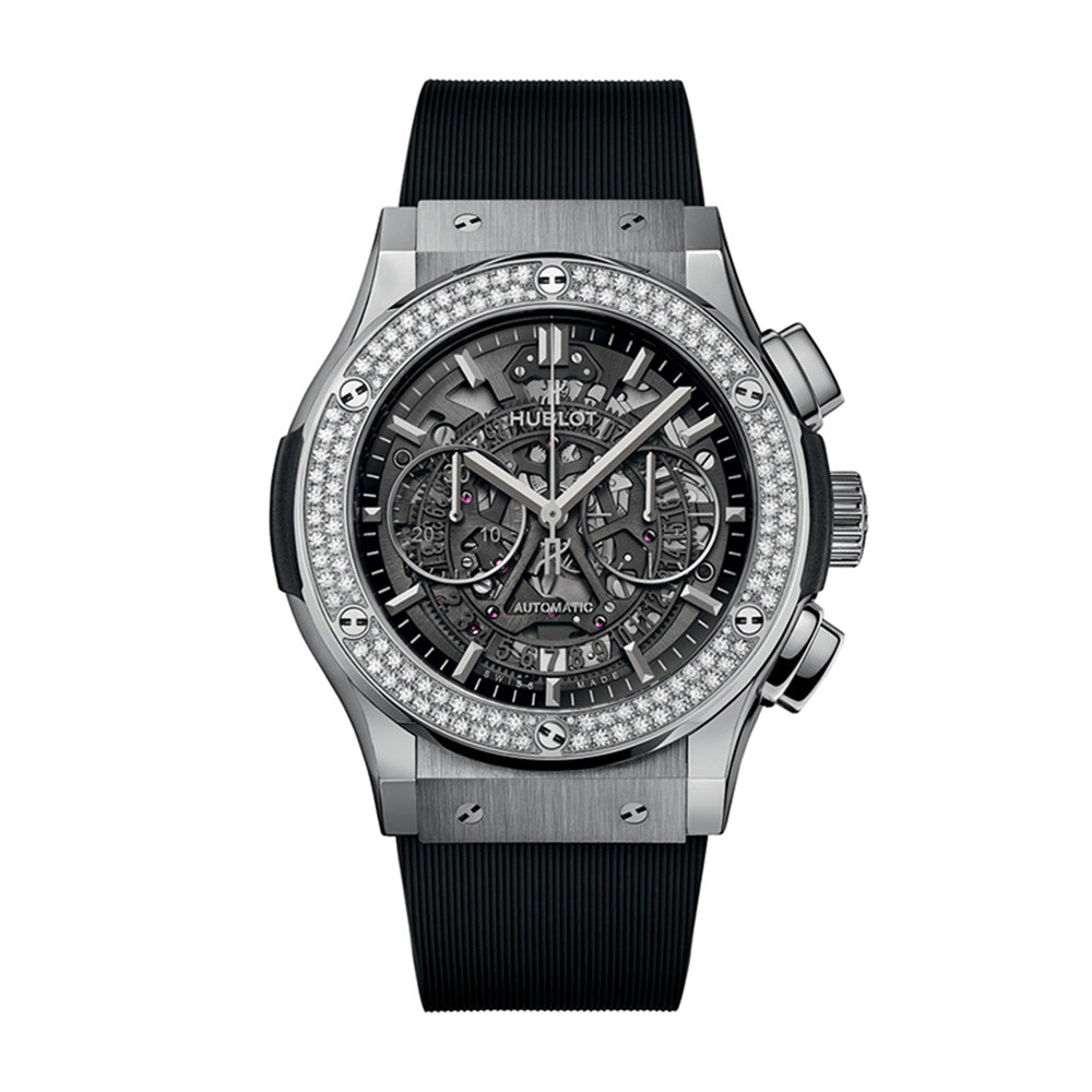 クラシック・フュージョン アエロ・フュージョン クロノグラフ チタニウム ダイヤモンド 自動巻き 525.NX.0170.RX.1104