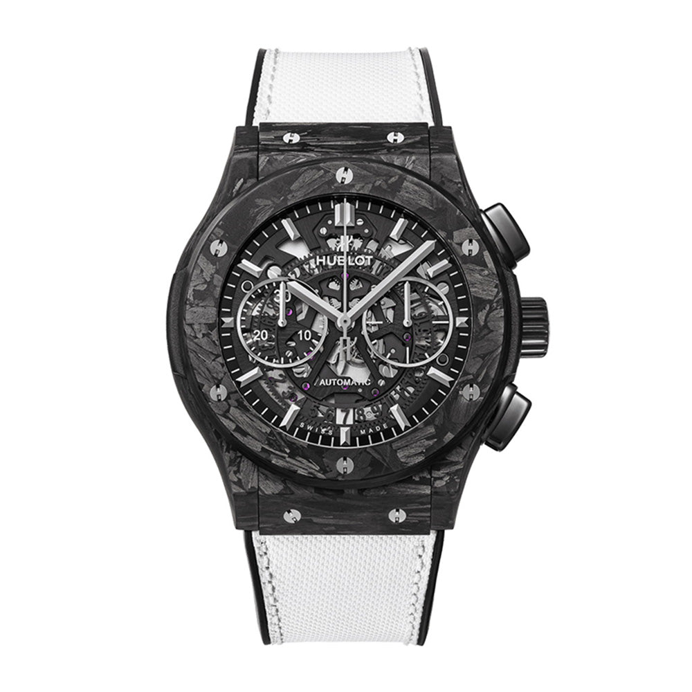 日本限定 クラシック・フュージョン アエロ・フュージョン クロノグラフ フロステッドカーボン 自動巻き 525.QK.0170.NR.JPN