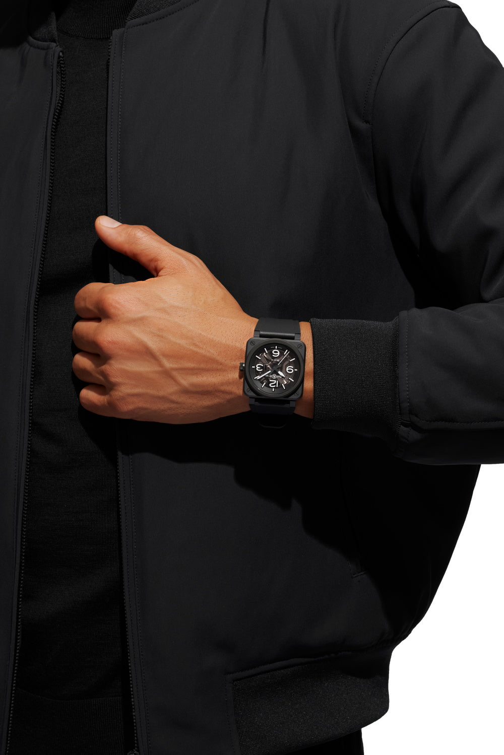 BR 03 SKELETON BLACK CERAMIC 41MM 自動巻き BR03A-BL-SKCE/SRB