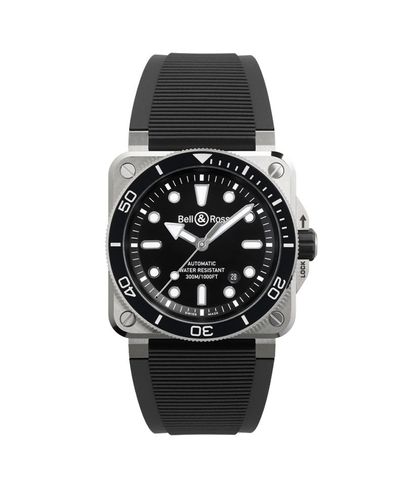 BR 03 DIVER BLACK STEEL 自動巻き BR03A-D-BL-ST/SRB