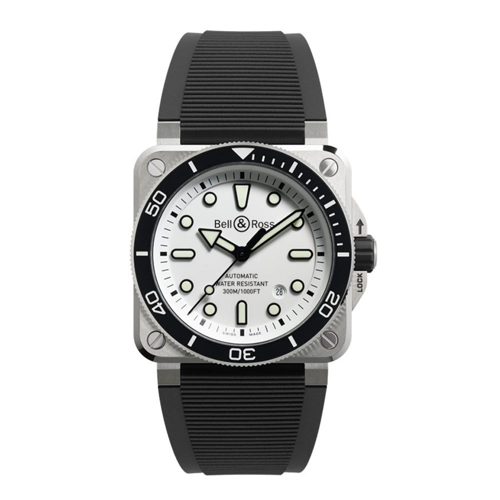 BR 03 DIVER WHITE STEEL 自動巻き BR03A-D-WH-ST/SRB