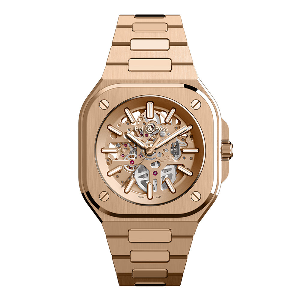ベル＆ロス 世界限定99本 BR-05 SKELETON GOLD 自動巻き 40mm BR05A-PG
