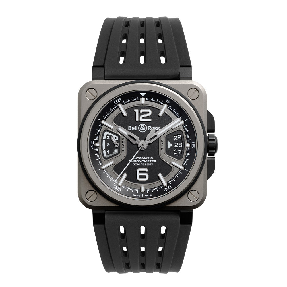 ベル＆ロス BR-X3 Black Titanium 自動巻き 41mm BRX3R-BL-TI/SRB