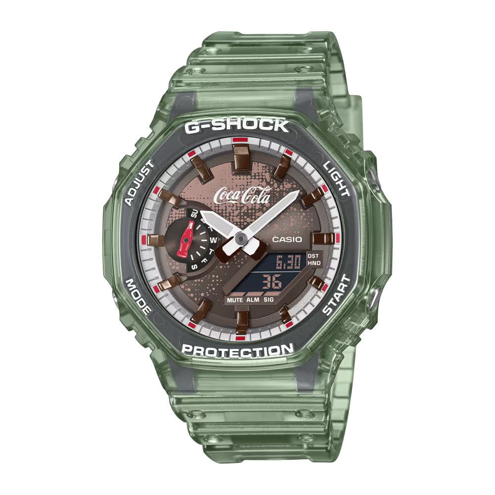 コカコーラ　コラボ品　　Gショック　 ジーショック Coca-Cola®コラボレーションモデル ANALOG-DIGITAL 2100