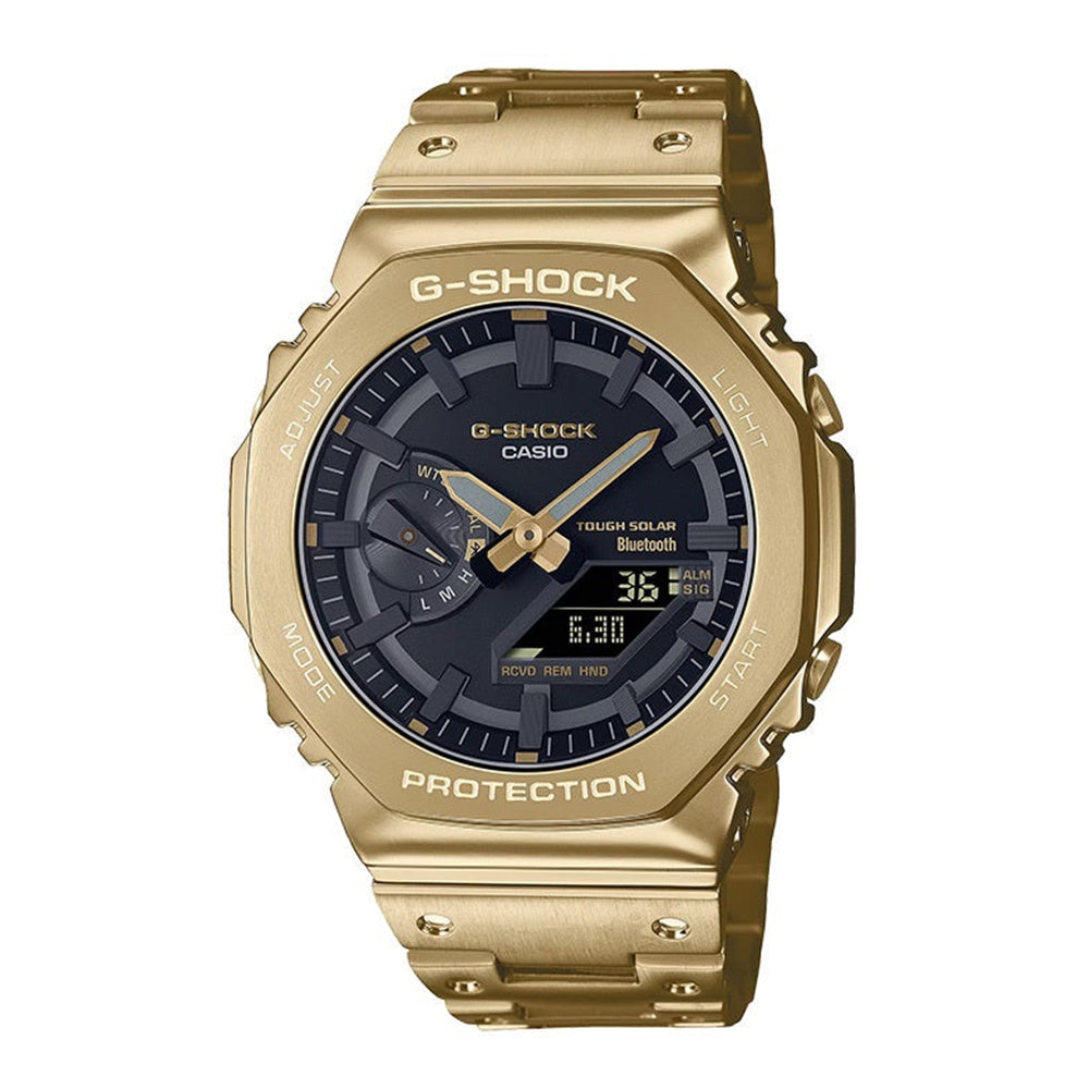 フルメタルG-SHOCK bluetooth ソーラー GM-B2100 FULL METAL GM-B2100 ソーラー Bluetooth搭載 GM-B2100GD-9AJF