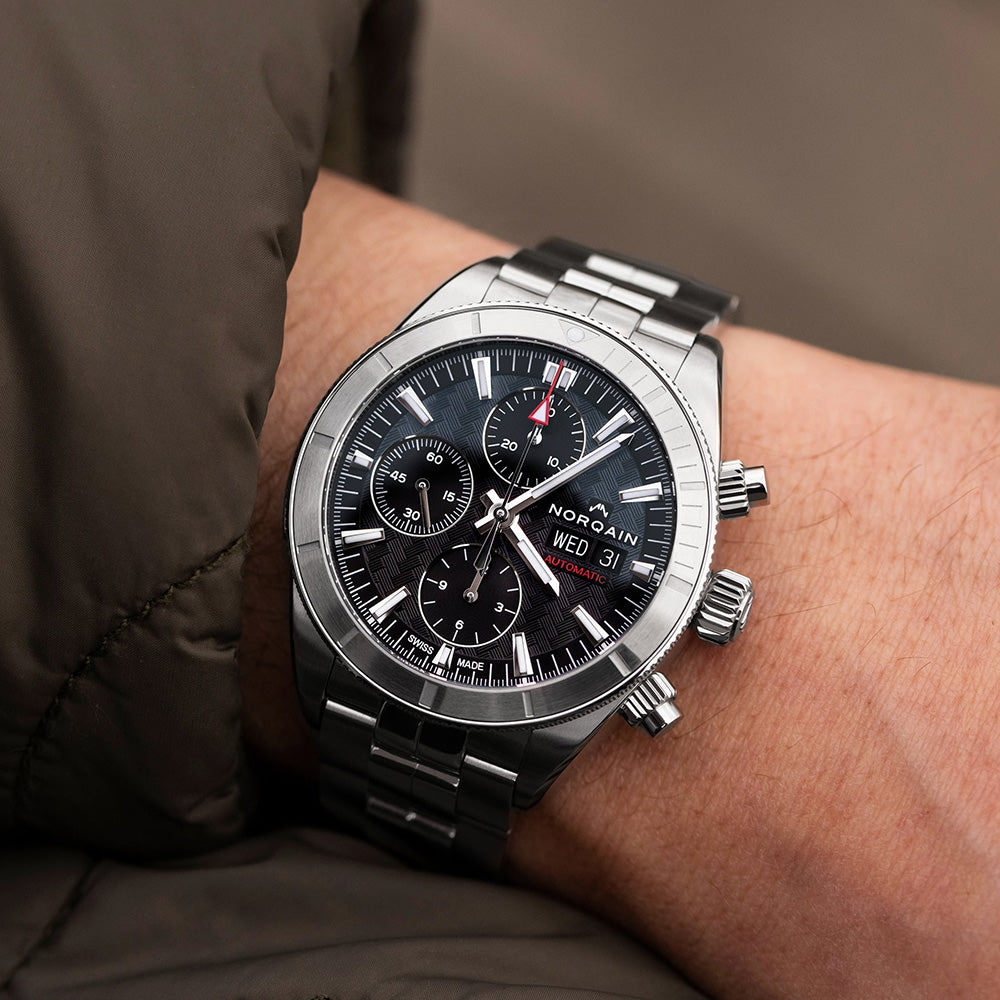 アドベンチャー スポーツ クロノ デイデイト 自動巻き 41mm ダブルロック N1500SIC/B151/150SC