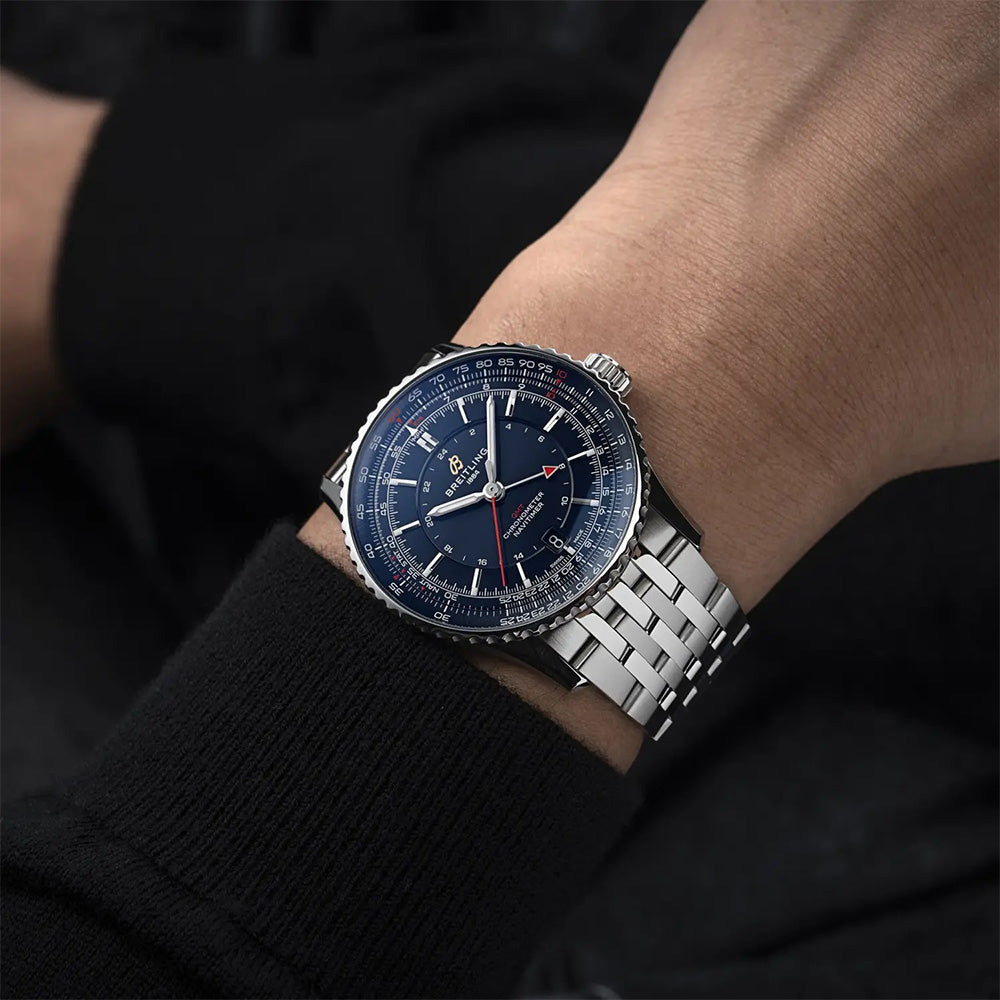 ナビタイマー オートマチックGMT 41 侍ジャパン リミテッド 自動巻 A323103A1C1A1