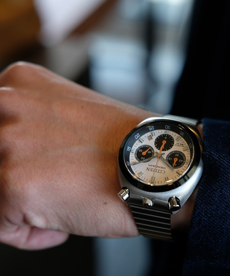 レコードレーベル ツノクロノ クオーツ AN3660-81A シチズン