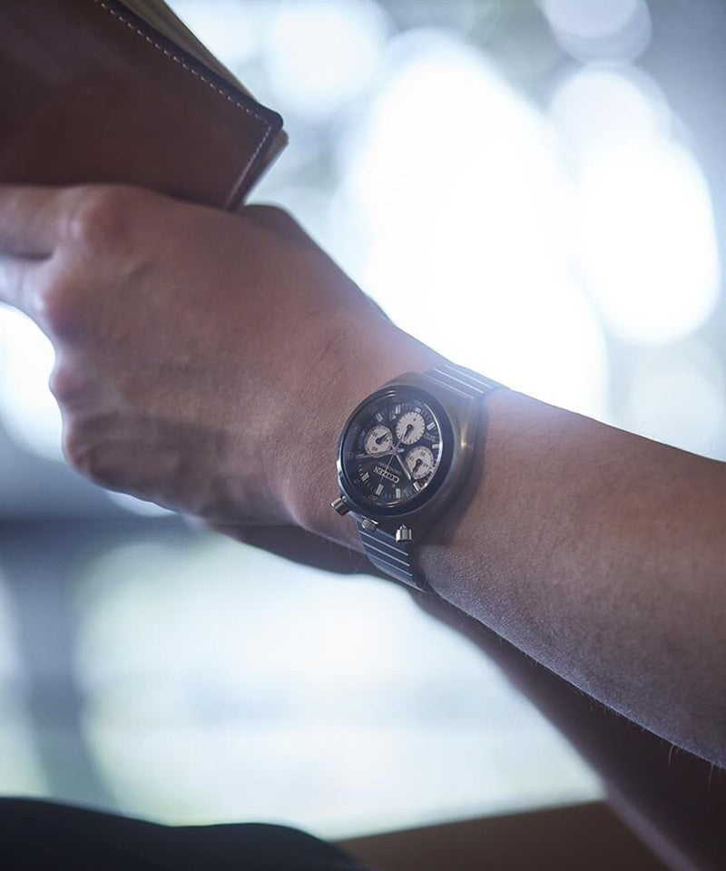 レコードレーベル ツノクロノ クオーツ AN3660-81E シチズン