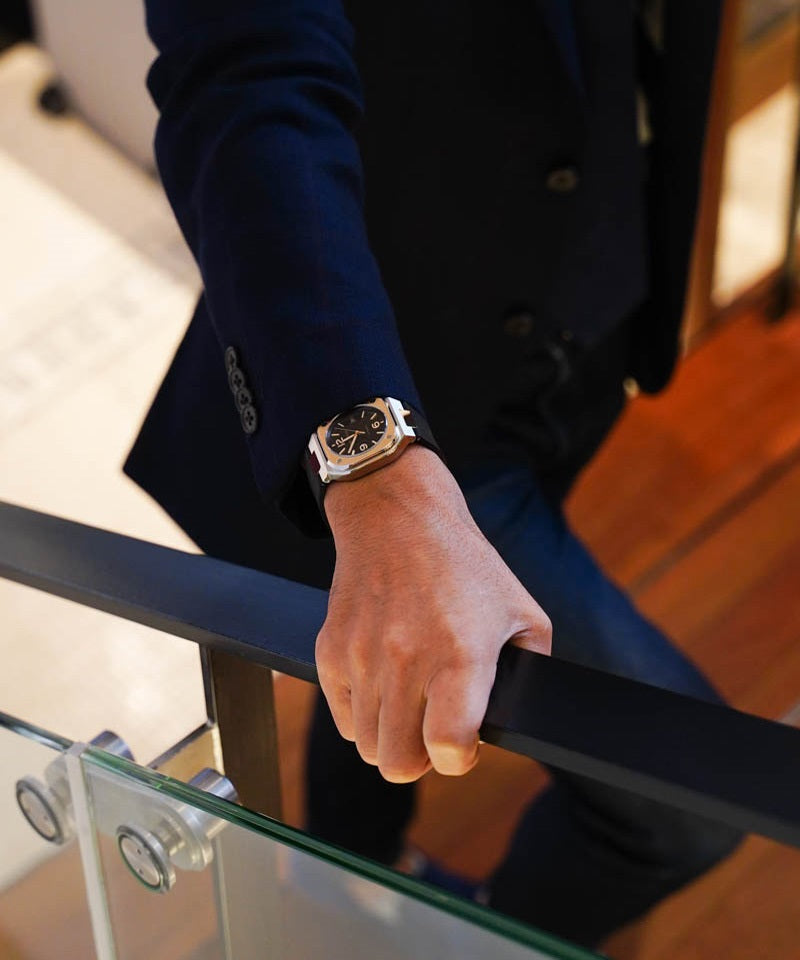 BR 05 BLACK STEEL & GOLD 自動巻き BR05A-BL-STPG/SRB