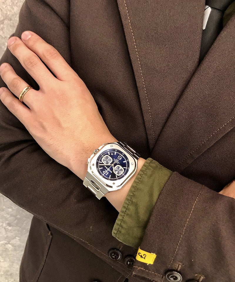 BR 05 CHRONO BLUE STEEL 自動巻き BR05C-BU-ST/SST