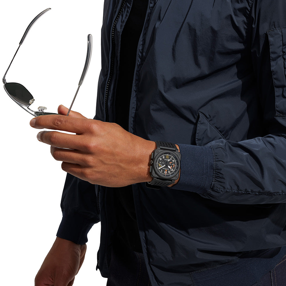 世界限定500本 BR-03 CHRONO RAFALE SOLO DISPLAY 自動巻き 42mm BR0394-RSD-CE/SRB