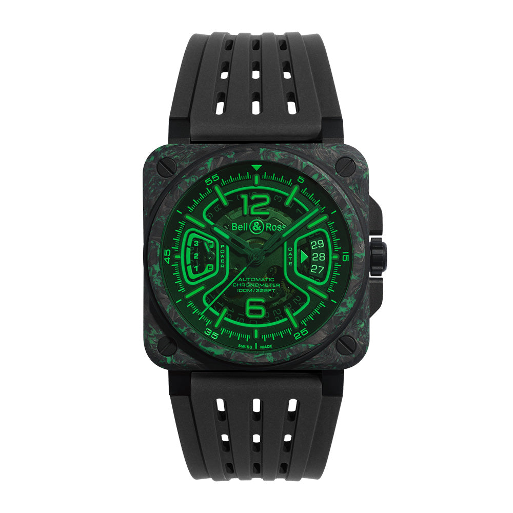 ベル＆ロス 世界限定250本 BR-X3 Night Vision 自動巻き 41mm BRX3R-GN