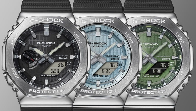 G-STEEL 2100 SERIES ANALOG-DIGITAL ソーラー Bluetooth搭載 GBM-2100-1AJF
