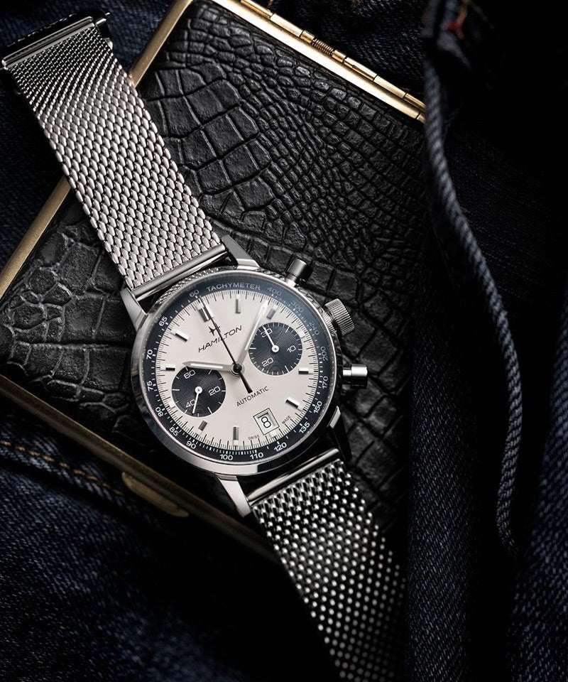 アメリカン クラシック イントラマティック オート クロノ 自動巻き H38416111