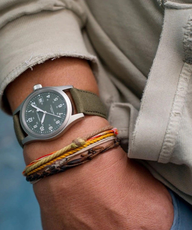 カーキ フィールド メカニカル 手巻き H69439363