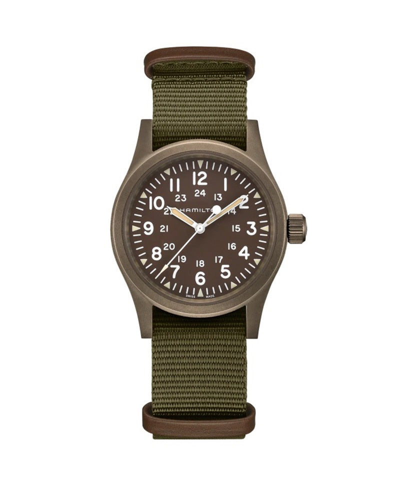カーキ フィールド メカニカル 手巻き H69449961