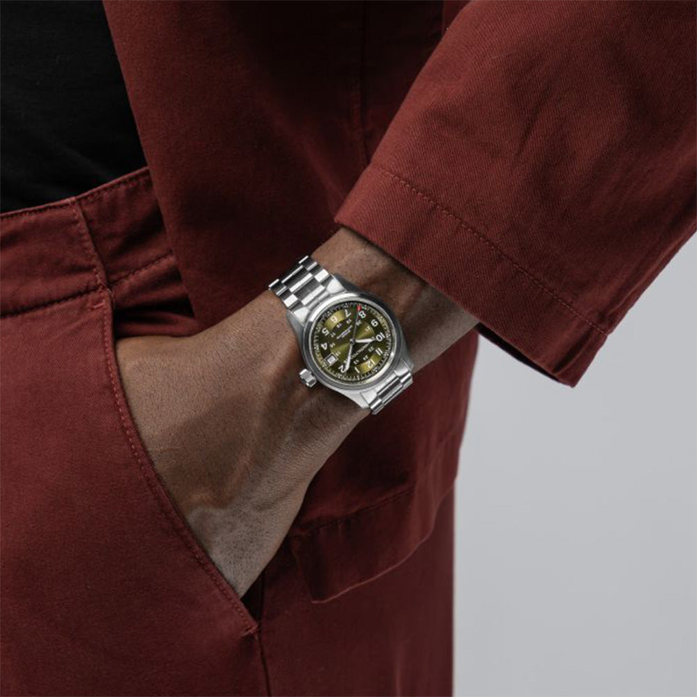 カーキ フィールド オート 自動巻き 38MM H70455160