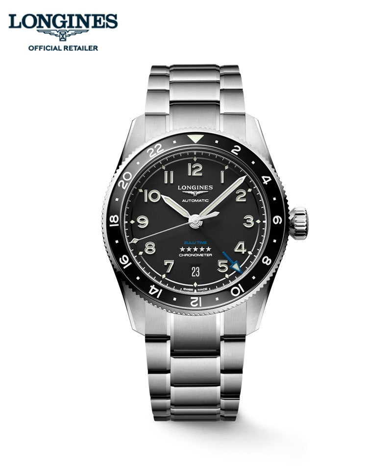 ロンジン スピリット ZULU TIME 自動巻 L3.802.4.53.6