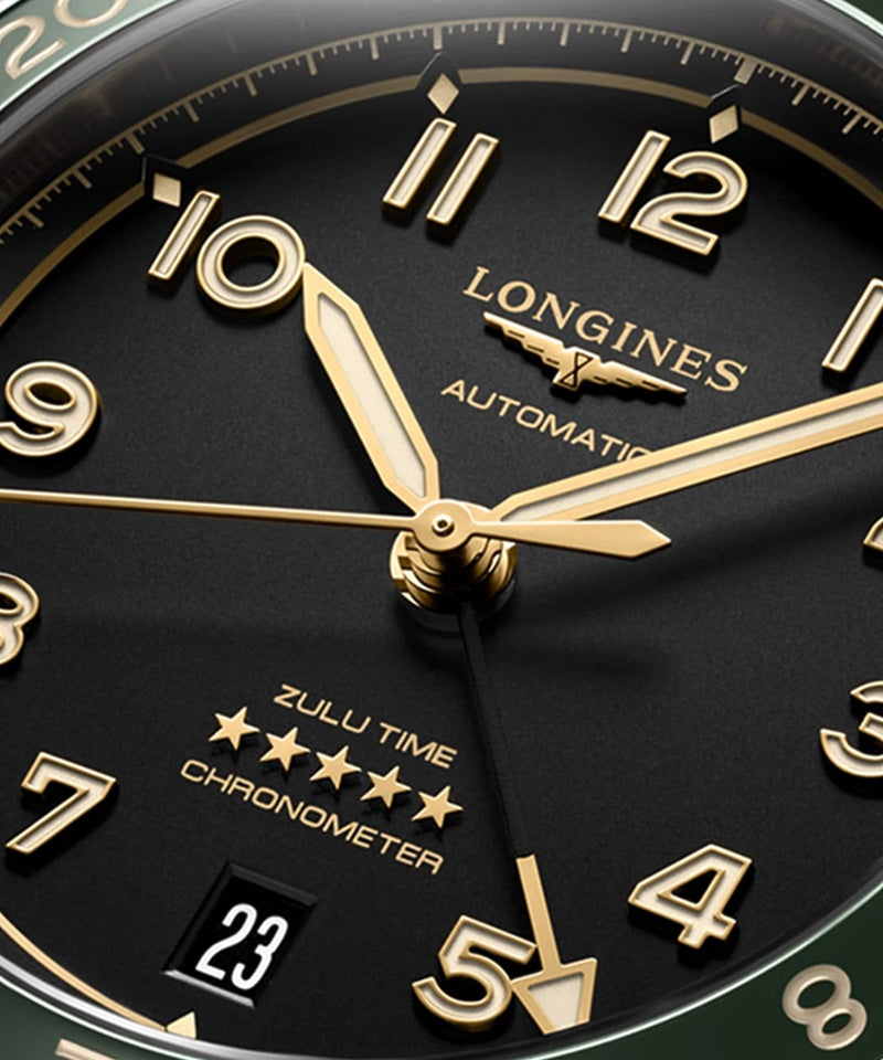 ロンジン スピリット ZULU TIME 自動巻 L3.802.4.63.6