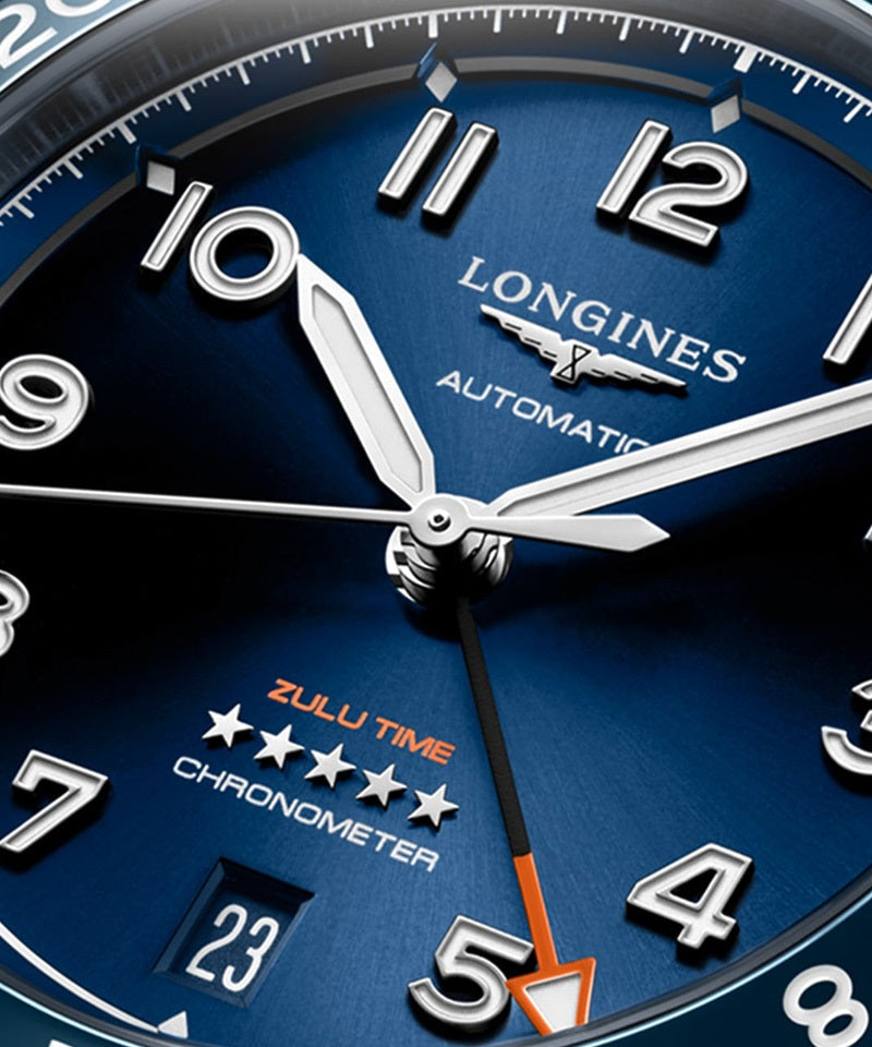 ロンジン スピリット ZULU TIME 自動巻 L3.802.4.93.6