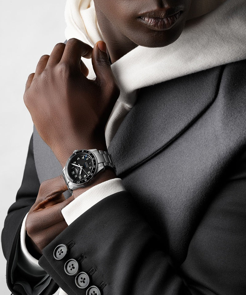 ロンジン スピリット ZULU TIME 自動巻 L3.812.4.53.6