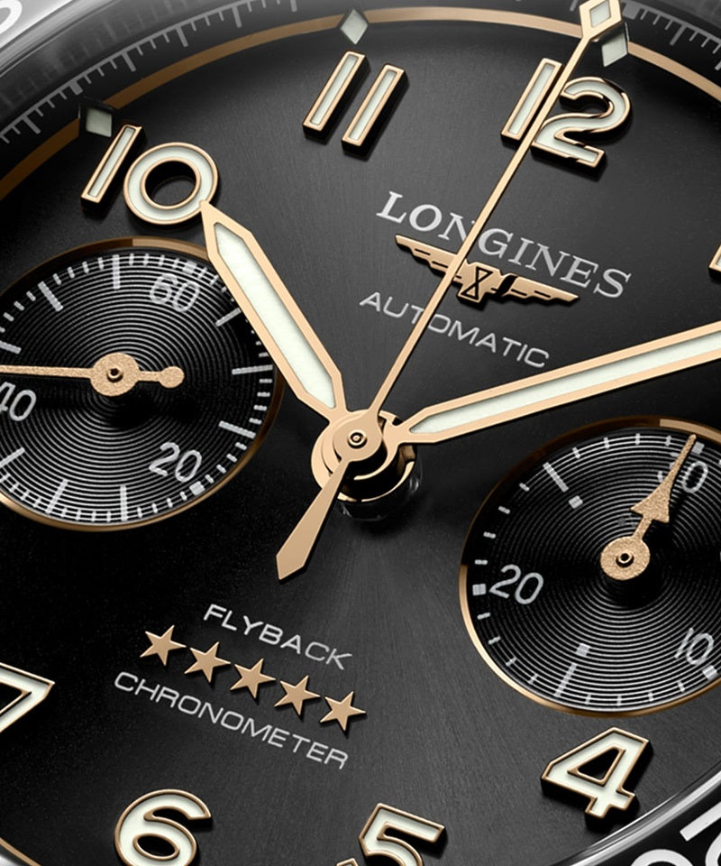ロンジン スピリット フライバック 自動巻 L3.821.4.53.6