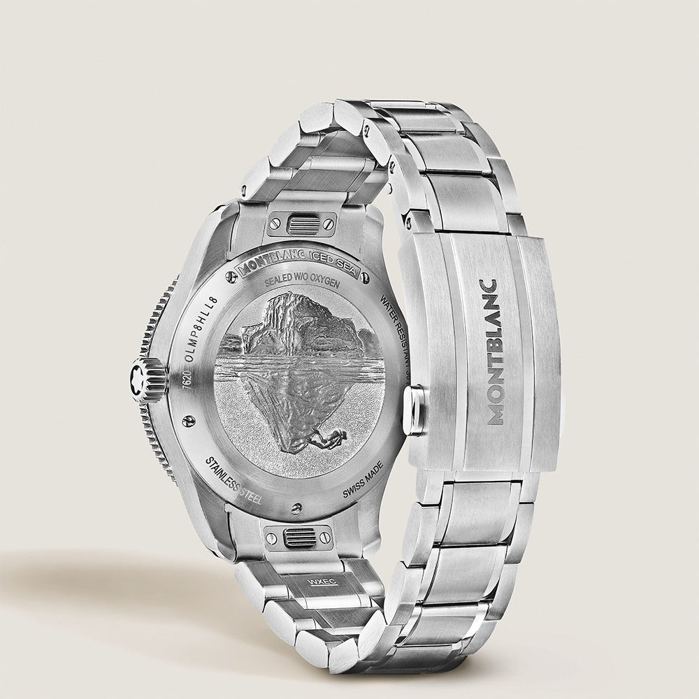 モンブラン アイスシー オートマティック デイト ゼロ オキシジェン 自動巻き 38mm MB136765