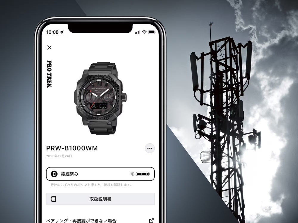 White Mountaineering®コラボレーションモデル Climber Line ソーラー 標準電波受信 PRW-B1000WM-1JR