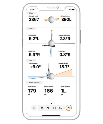 Approach R10 手のひらサイズのポータブル弾道測定器・ゴルフシミュレーター  010-02356-04