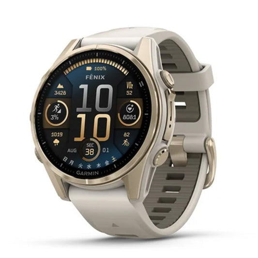 fenix 8 Sapphire AMOLED 43mm フラッグシップGPSウォッチ Soft Gold 010-02903-16