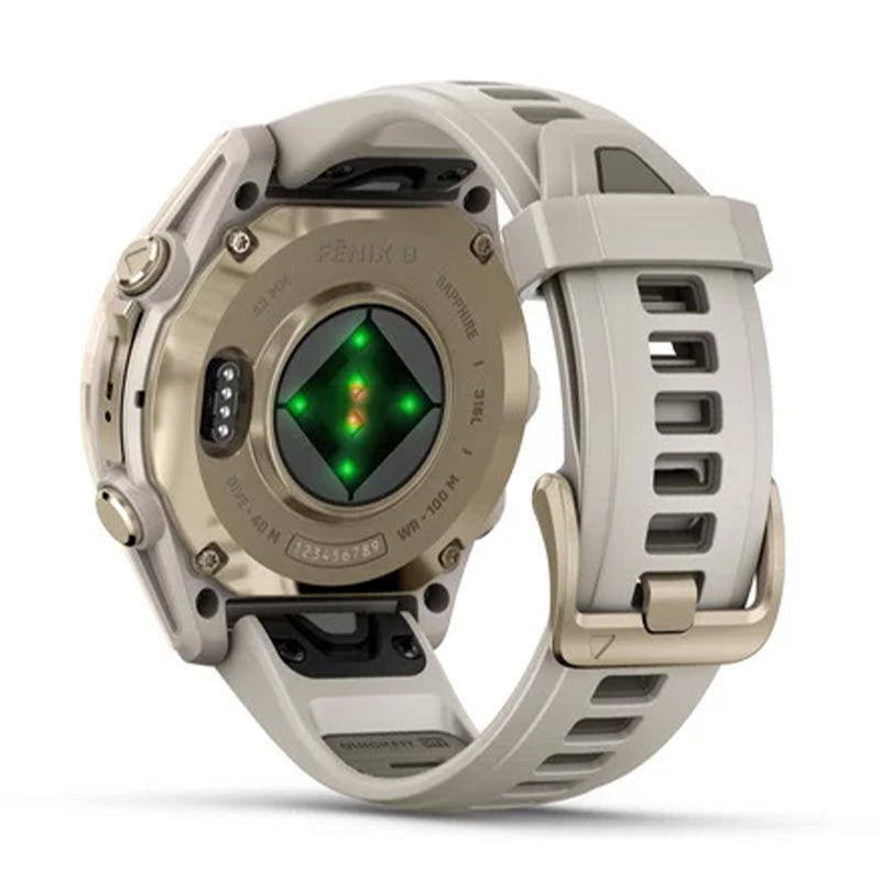 fenix 8 Sapphire AMOLED 43mm フラッグシップGPSウォッチ Soft Gold 010-02903-16