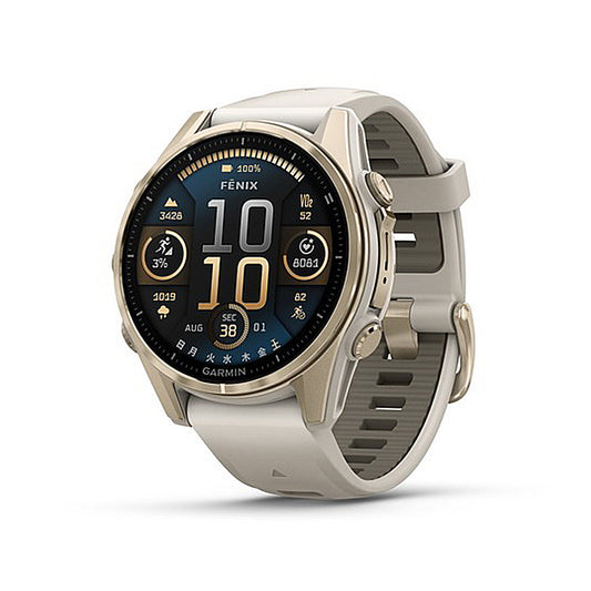 fenix 8 Sapphire AMOLED 43mm フラッグシップGPSウォッチ Soft Gold 010-02903-16