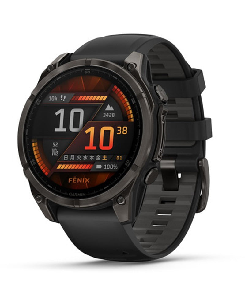 fenix 8 Sapphire AMOLED 47mm フラッグシップGPSウォッチ Carbon Gray 010-02904-27 ガーミン