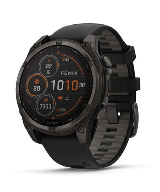 fenix 8 Sapphire Dual Power  AMOLED 47mm フラッグシップGPSウォッチ Carbon Gray 010-02906-50 ガーミン