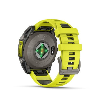 fenix 8 Sapphire Dual Power 47mm フラッグシップGPSウォッチ Amp Yellow 010-02906-51