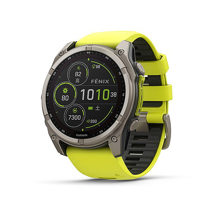fenix 8 Sapphire Dual Power 51mm フラッグシップGPSウォッチ Amp Yellow 010-02907-51
